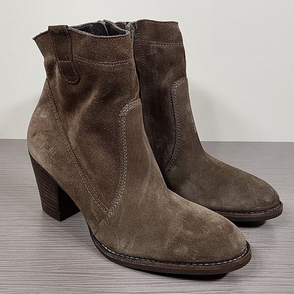 Paul Green 'Jax' Bootie, Color-Earth Suede Womens Size 5.5 - Picture 1 of 9